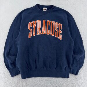 vintage 90s SYRACUSE‎ UNIVERSITY ORANGE CREWNECK SWEATSHIRT MEDIUM/LARGE ncaa